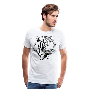 Tiger Head II | Men's T-Shirt - white