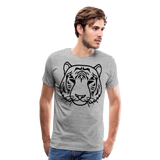 Tiger Tattoo I | Men's T-Shirt - heather gray