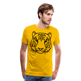 Tiger Tattoo I | Men's T-Shirt - sun yellow