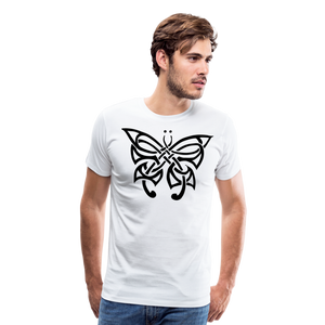 Tribal Butterfly I | Men's T-Shirt - white