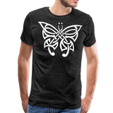 Tribal Butterfly II | Men's T-Shirt - charcoal gray