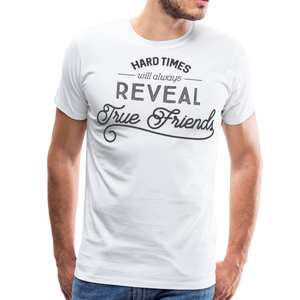 True Friends | Men's T-Shirt - white