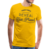 True Friends | Men's T-Shirt - sun yellow