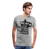 We Eat Coffee For Breakfast | Men's T-Shirt - heather gray