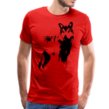 Vintage Wolf | Men's T-Shirt - red