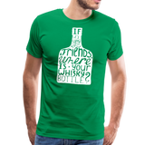 Where Is Your Whisky Bottle II | Men's T-Shirt - kelly green