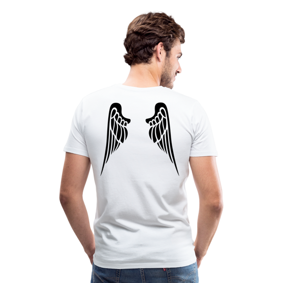 Wings On The Back I | Men's T-Shirt - white