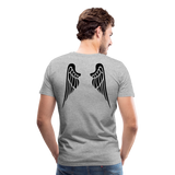 Wings On The Back I | Men's T-Shirt - heather gray