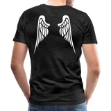 Wings On The Back II | Men's T-Shirt - charcoal gray