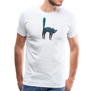 Witche's Cat | Men's T-Shirt - white