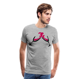 Wine Toast | Men's T-Shirt - heather gray