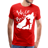 Wolf Bros II | Men's T-Shirt - red