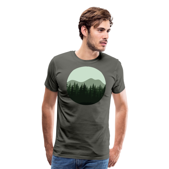 Forest | Men's T-Shirt - asphalt gray