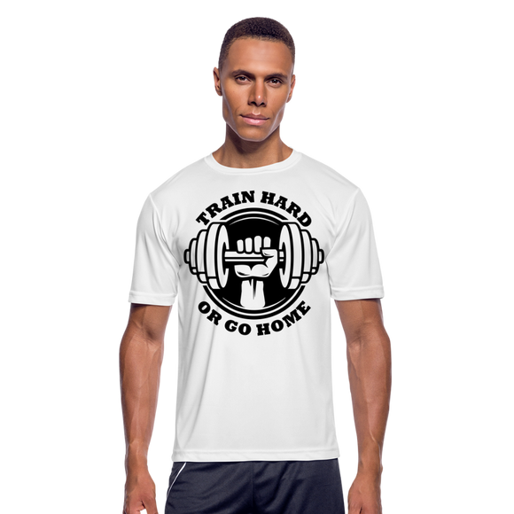 Train Hard I | Men's T-Shirt - white