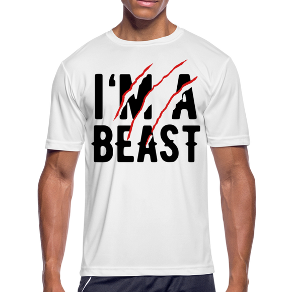 I Am A Beast I | Men's T-Shirt - white