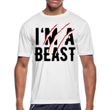 I Am A Beast I | Men's T-Shirt - white