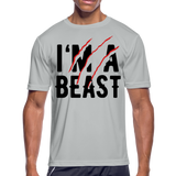 I Am A Beast I | Men's T-Shirt - silver