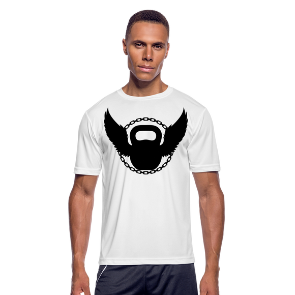 Dumbbell With Wings I | Men's T-Shirt - white