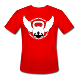 Dumbbell With Wings II | Men's T-Shirt - red