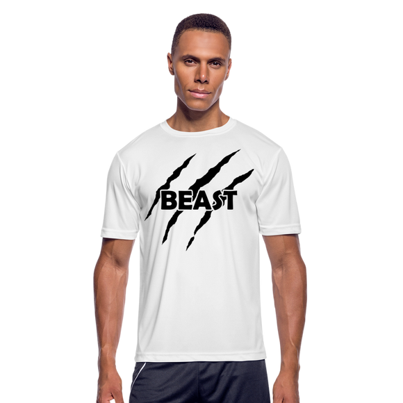 Beast I | Men's Moisture Wicking T-Shirt - white