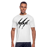 Beast I | Men's Moisture Wicking T-Shirt - white