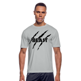 Beast I | Men's Moisture Wicking T-Shirt - silver