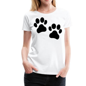 Cat Paws I | Women's Premium T-Shirt - white