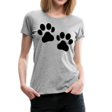 Cat Paws I | Women's Premium T-Shirt - heather gray