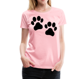 Cat Paws I | Women's Premium T-Shirt - pink