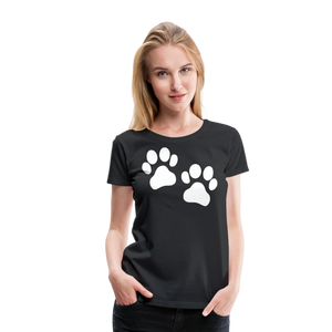 Cat Paws II | Women's Premium T-Shirt - black