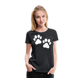 Cat Paws II | Women's Premium T-Shirt - black