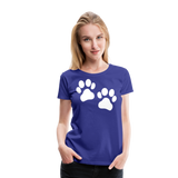 Cat Paws II | Women's Premium T-Shirt - royal blue