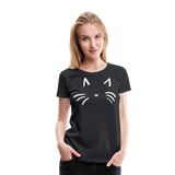 Cat Whiskers II | Women’s Premium T-Shirt - black