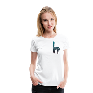 Witches' Cat | Women's Premium T-Shirt - white