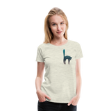 Witches' Cat | Women's Premium T-Shirt - heather oatmeal