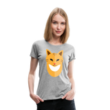 Cat's Face | Women’s Premium T-Shirt - heather gray