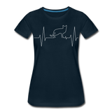 ECG Cat II | Women's Premium T-Shirt - deep navy