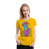 Catzillla | Women’s Premium T-Shirt - sun yellow