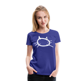 Badly Hand-Drawn Cat II | Women’s Premium T-Shirt - royal blue