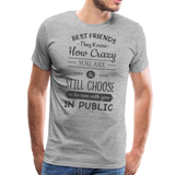 Best Friends III | Men's Premium T-Shirt - heather gray