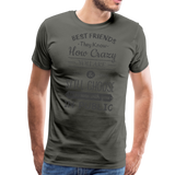 Best Friends III | Men's Premium T-Shirt - asphalt gray