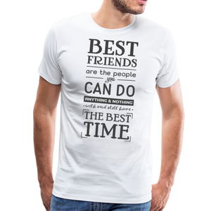 Best Friends I | Men's Premium T-Shirt - white