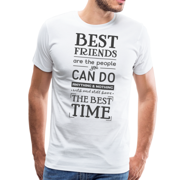 Best Friends I | Men's Premium T-Shirt - white