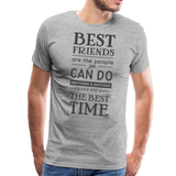 Best Friends I | Men's Premium T-Shirt - heather gray