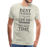 Best Friends I | Men's Premium T-Shirt - heather oatmeal