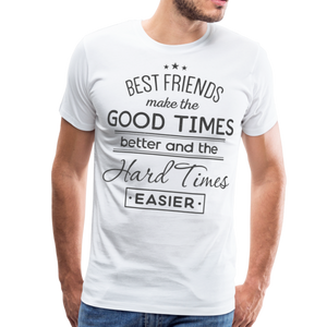 Best Friends II | Men's Premium T-Shirt - white