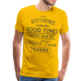 Best Friends II | Men's Premium T-Shirt - sun yellow