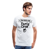 Bachelor Party Crew I | Men's Premium T-Shirt - white