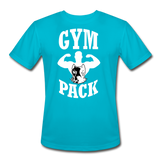 Gym Pack II | Men's Moisture Wicking T-Shirt - turquoise