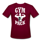 Gym Pack II | Men's Moisture Wicking T-Shirt - burgundy